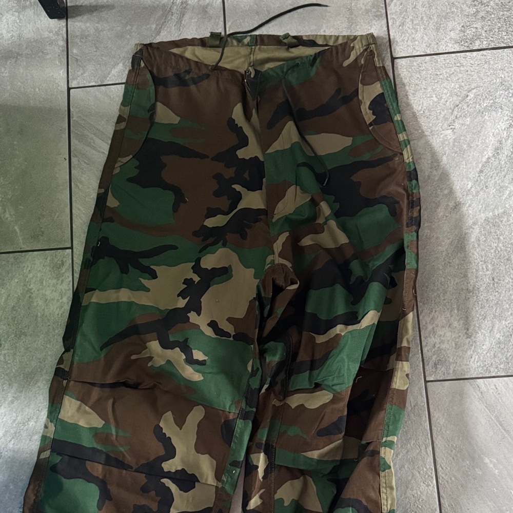 Camouflage Utility Pants - Green Camo-